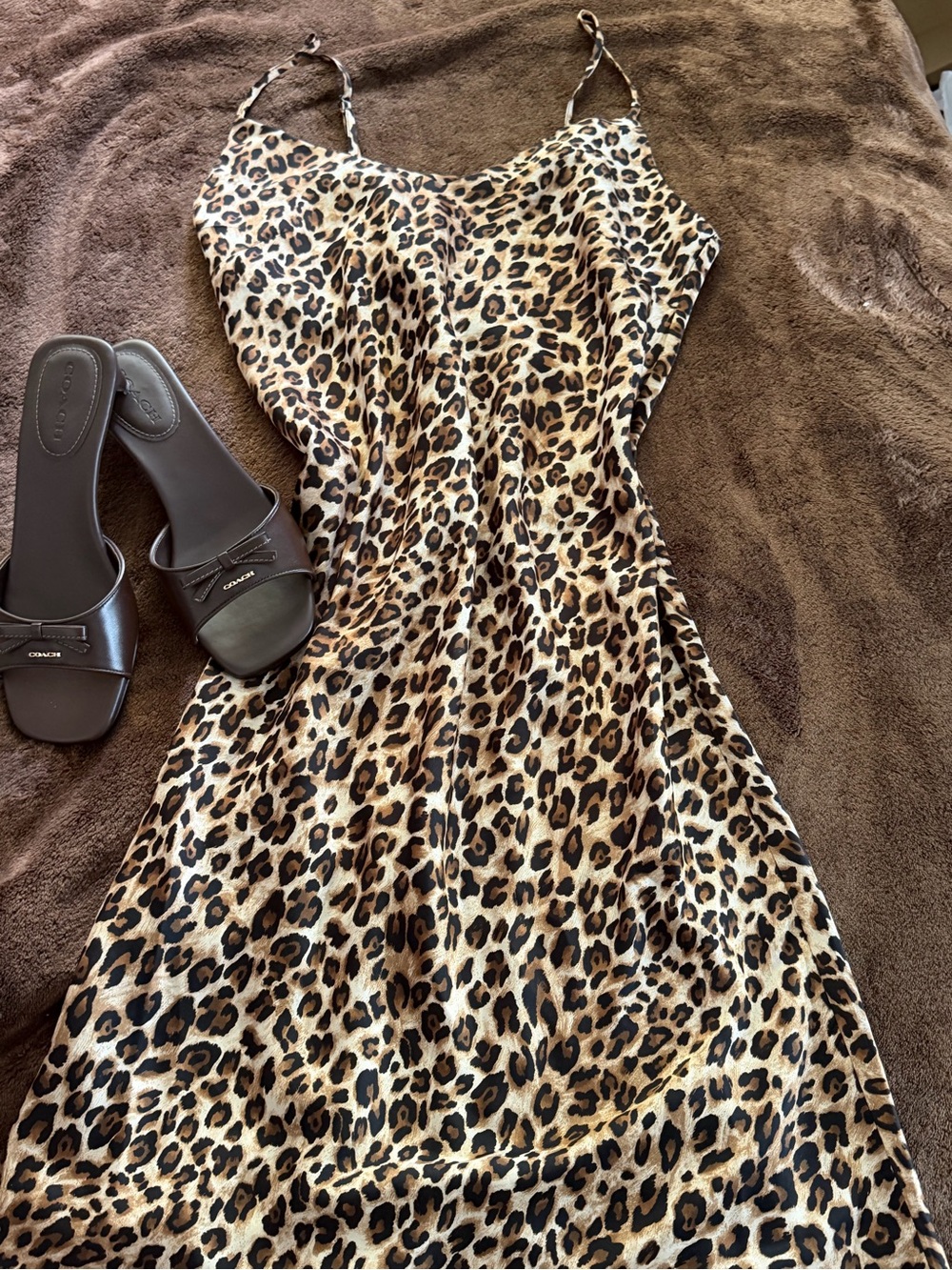 Cheetah print dress
